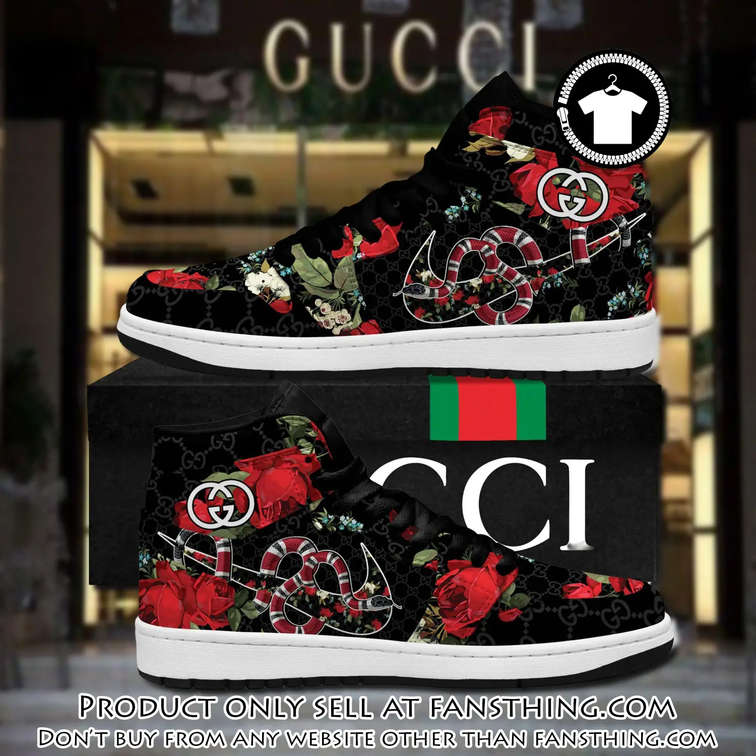 Gucci snake roses luxury brand high air jordan sneaker shoes fst4528709